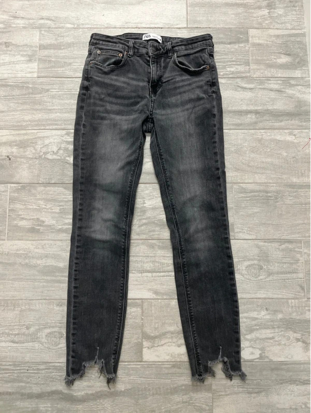 Zara Black/Gray Skinny Jeans